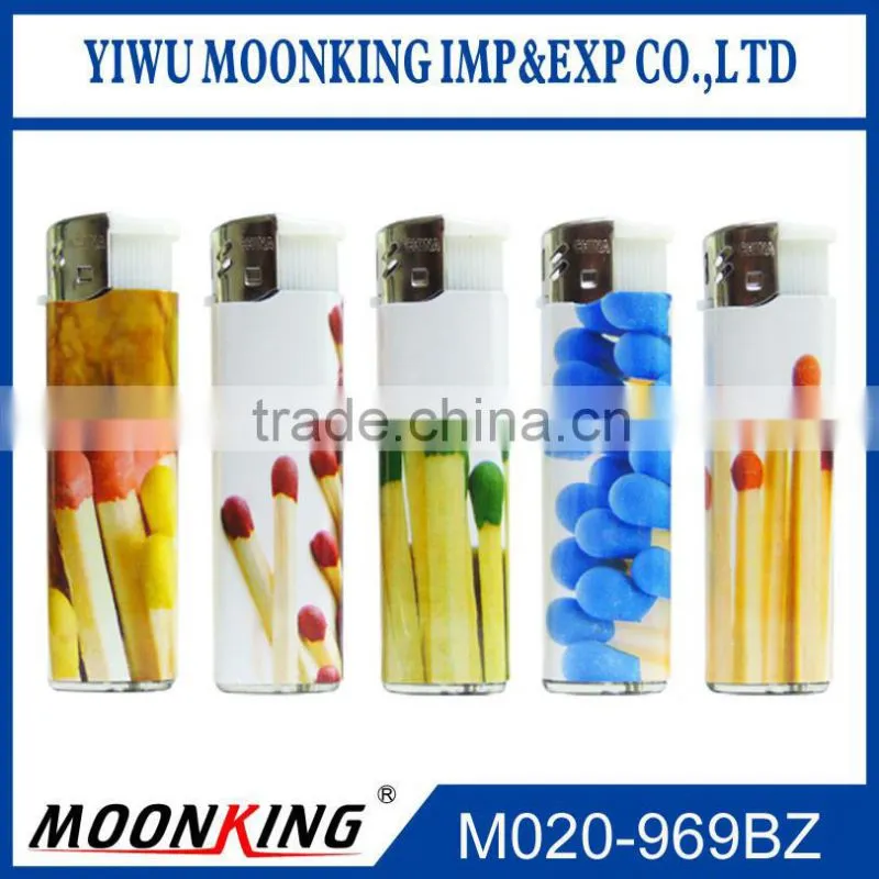 Wholesale cheap plastic material wrap paper electronic cigar lighter