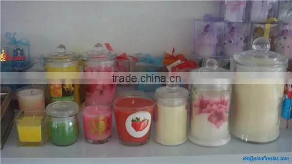 glass candle