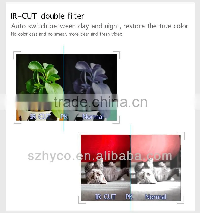 HD720P WiFi IP P2P Camera compatible for iphone android phone