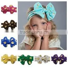 2016 New style girl big flower headband Girls chiffon flower hair band hair flower kids large flower headband wh-1749