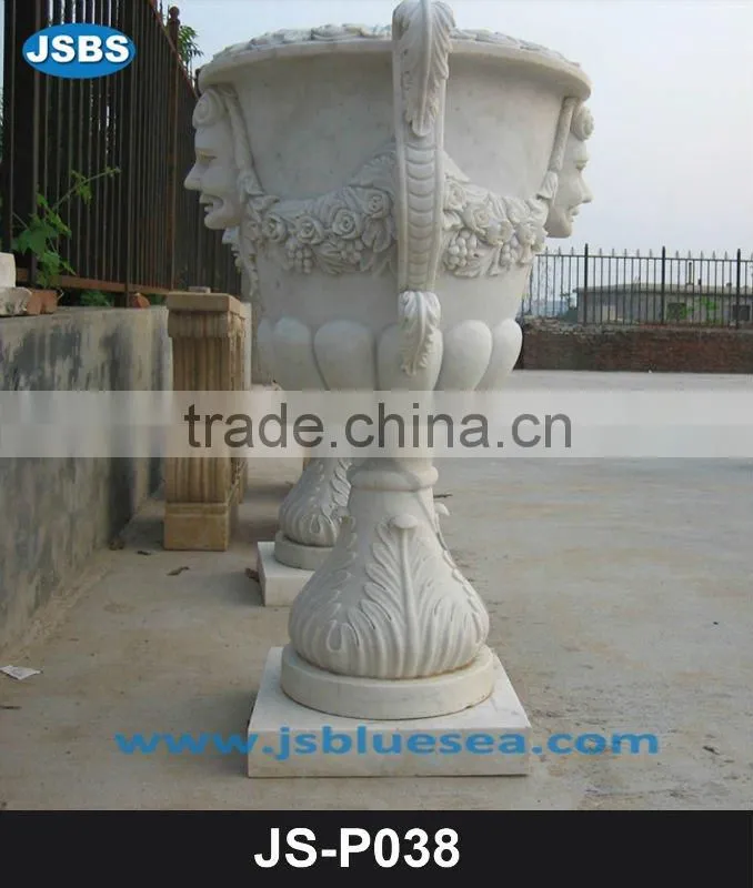 Antique stone flower pot design