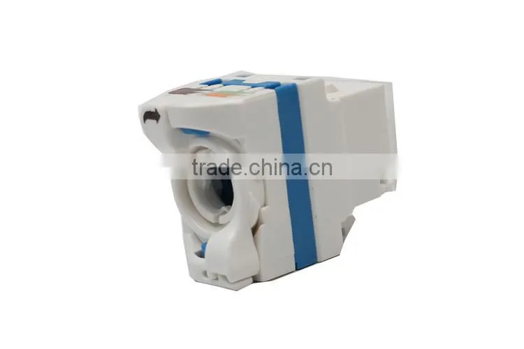 Superior Quality Cat6a Cat6 180 Degree Tooless Keystone Jacks Jack
