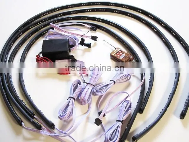 LED Undercar Underbody Underglow Kit Neon Strip Car Body Glow Light
