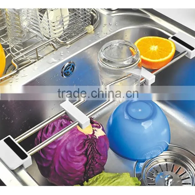 S/S+ABS 33.8*6*2.8 Hot stainless steel kitchen drying rack