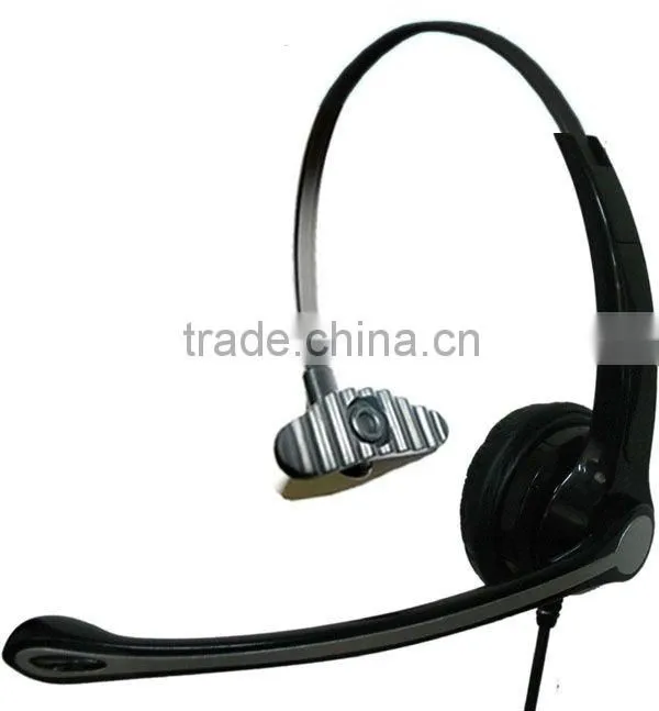 Binaural two ear piece Call center headphone