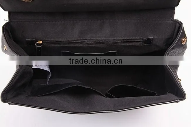 4804 Classic Style Fashion Custom Daily Backpack High PU Leather Laptop Bag Backpack 2016