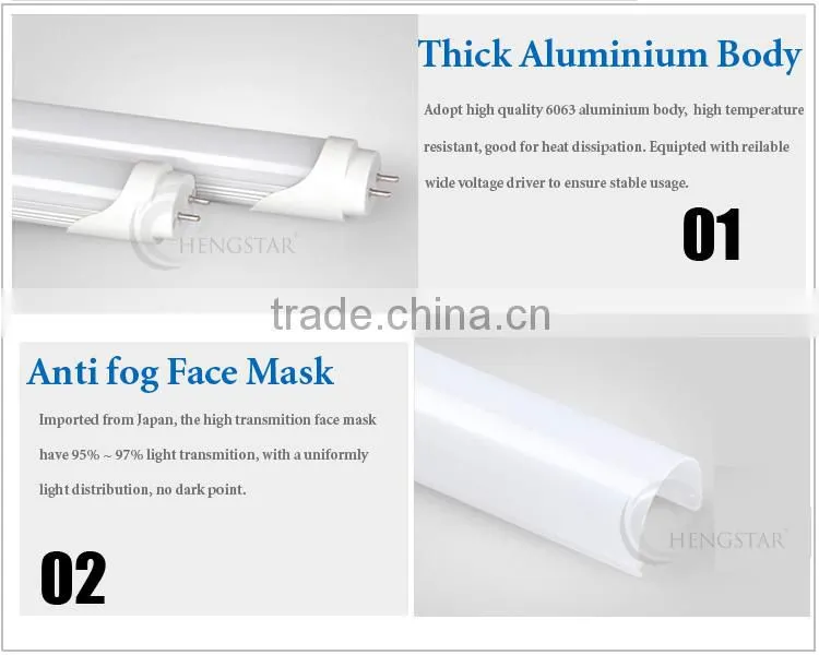 LED Radar Tube Light ce rohs approved 4ft radar led tube led t8
