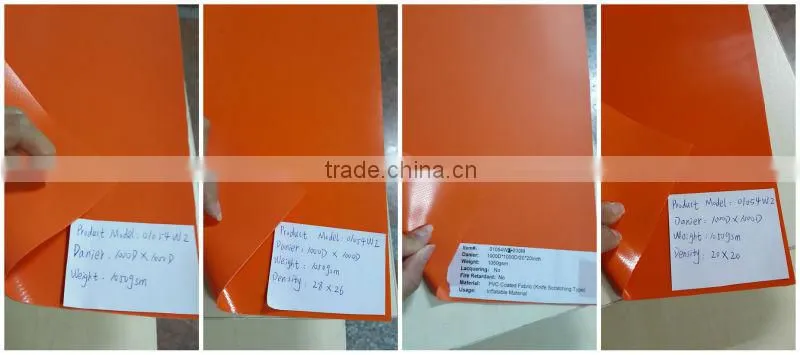 PVC inflatable coated fabric