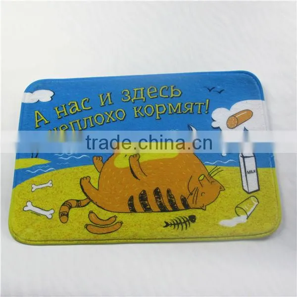 Cheap hot sell in Russia printed mat