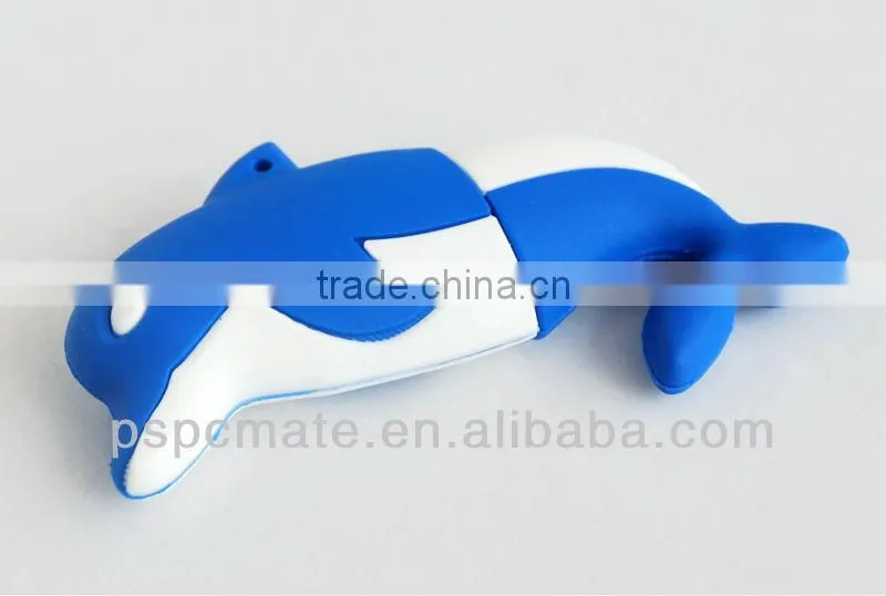 dolphin shape usb flahs driver animal usb as promotional gifts to give away