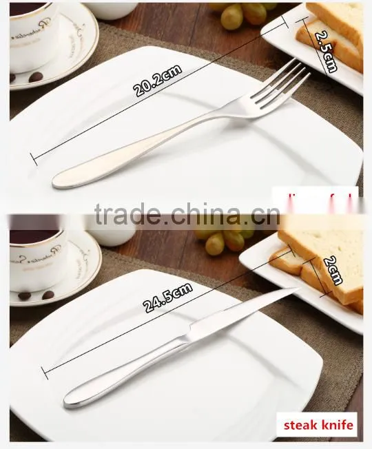 Hot Sale!! Top Choice 18/10 Korean Spoon Fork Knife Set