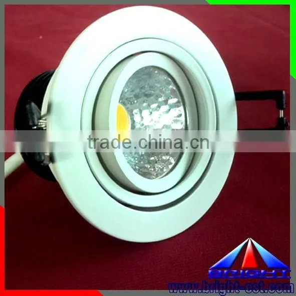 White COB Dimmable 5W LED Ceiling light,white LED ceiling light, LED down light