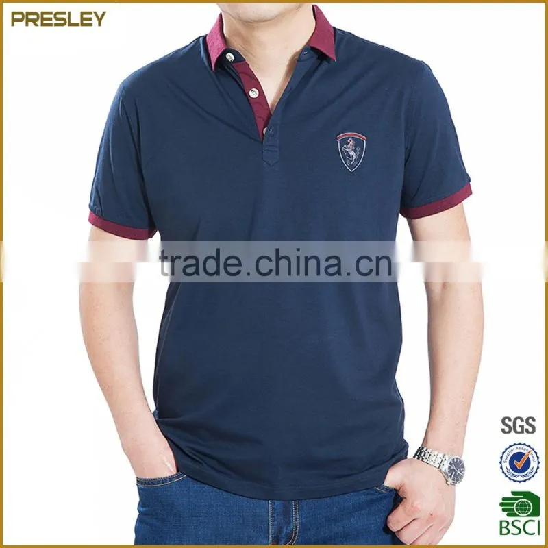 Hot Sell Shirts collar Polo Shirts With Woven Fabric Collar Shirts Collar