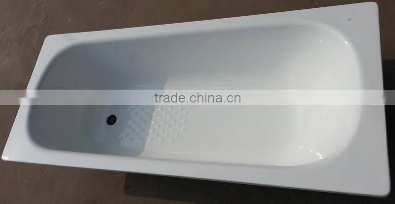 160x70x36cm Steel Enamel irregular bathtub