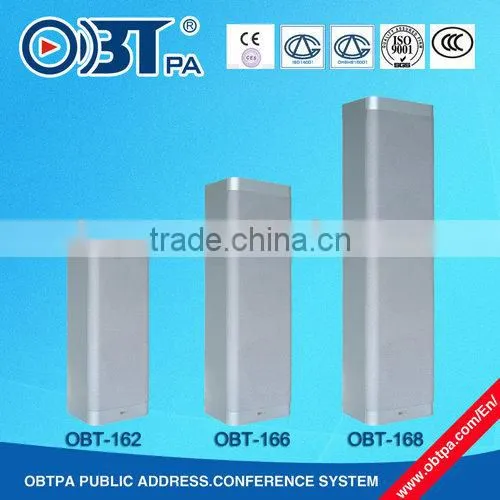 OBT-166 100V/35W Strong bass wooden column speaker for public address system