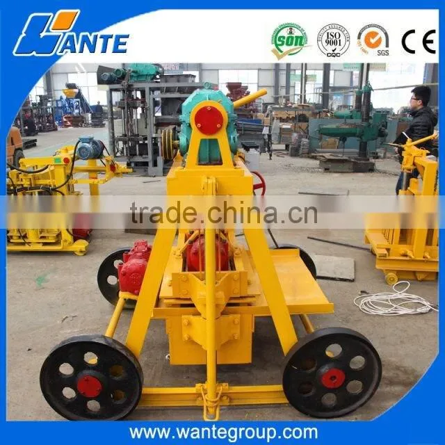 QT40-3b mobile hollow cement brick block making machine price nepal cement brick making machine price