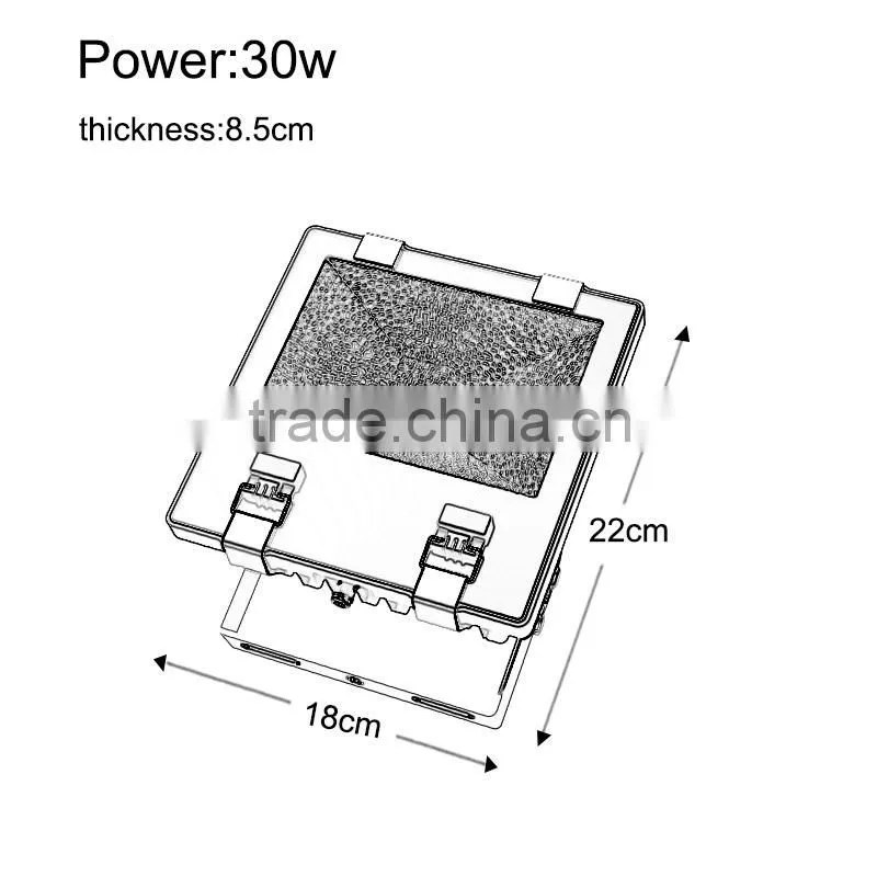 30w waterproof flood light bridgelux cob outdoor led flood light