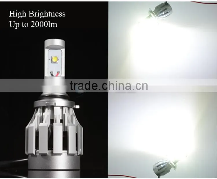 Super Bright 2000lm New Cool White 6500K Car LED Headlight MT G2 LED for Audie