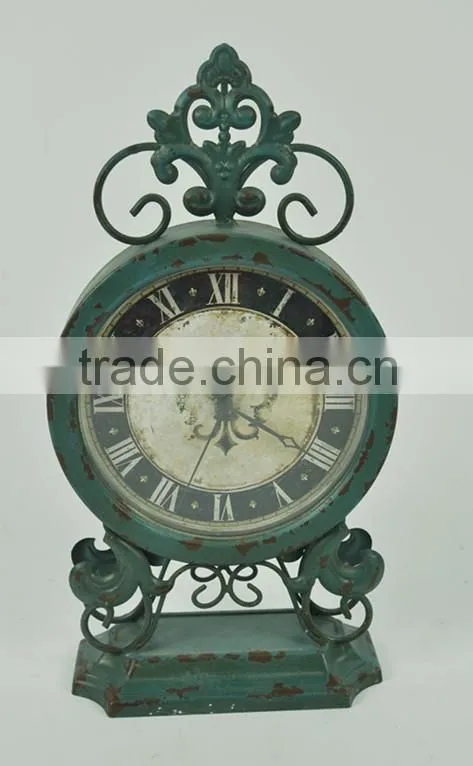 Industrial decorative rustic clock for home decor