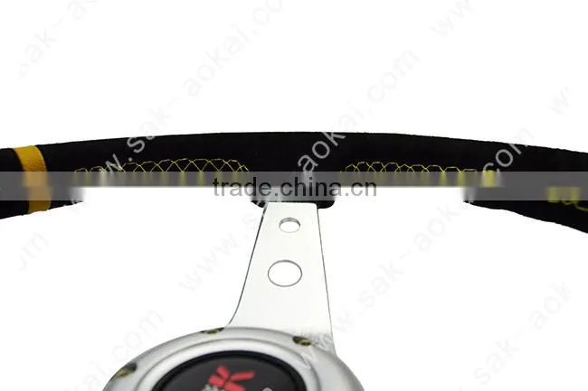 leather sewing steering wheel 350mm steering wheel