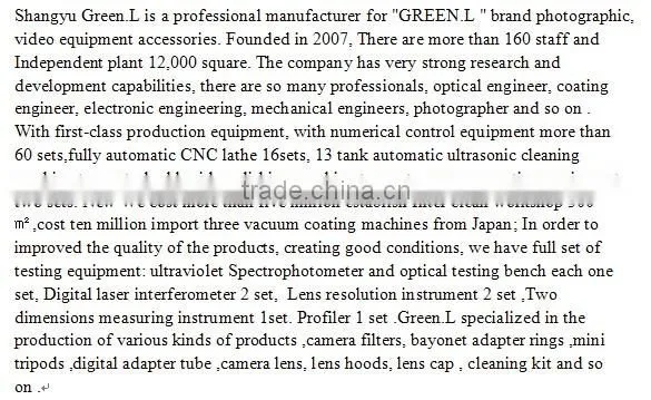 58mm UV protect ion camera Filter