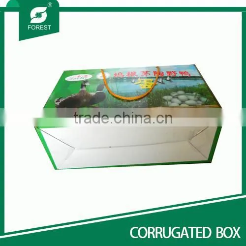 Printed quality corrugated gift box for meal