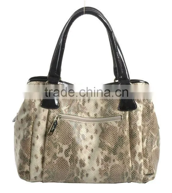 Summer Hot 2012! New Fashion Snake-Skin PU Handbag!