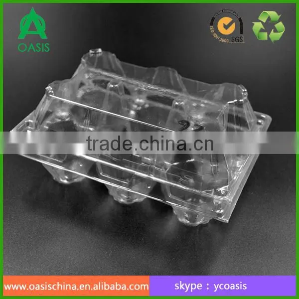 round 5 hole Plastic disposable egg tray