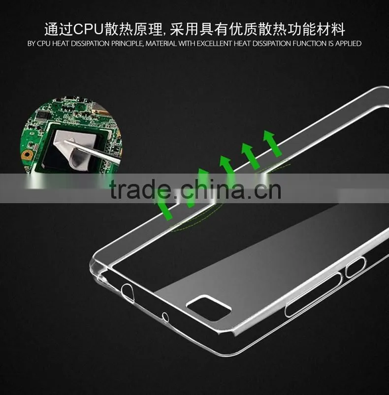 Clear Mobile Phone TPU Case For Huawei P8 Lite
