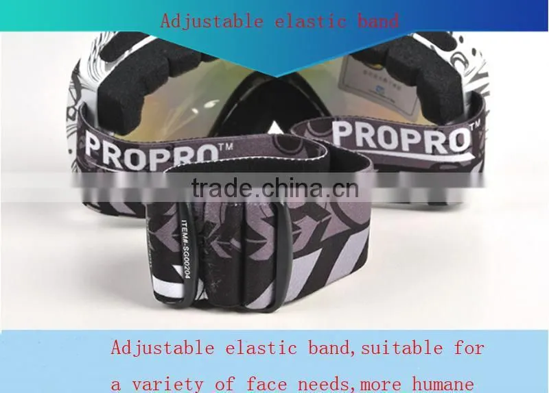 Doule Lens Snow goggles Snowmobile Snowboard Skate Ski Goggles With Big Spherical