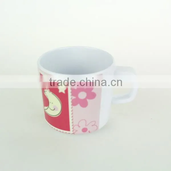 Hot sale melamine 3 pcs cute design divided dinnerware sets for kid