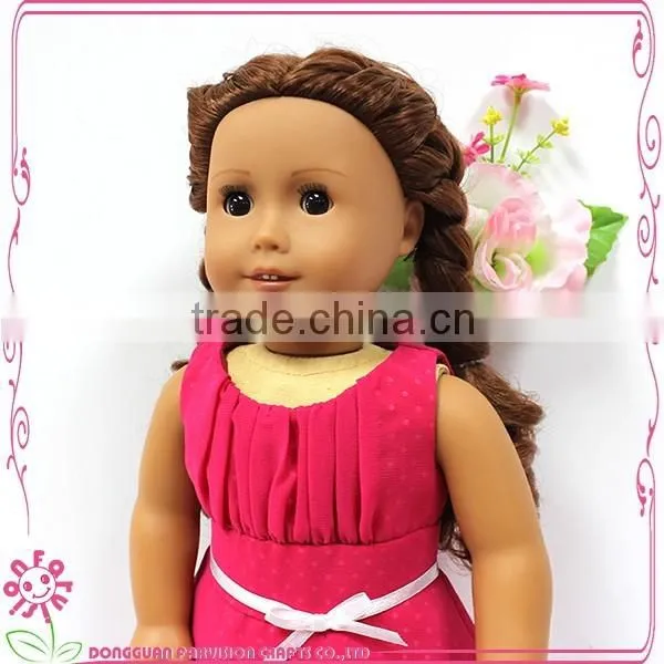 18 inch fashion pvc cartoon character soft small plastic doll for kid