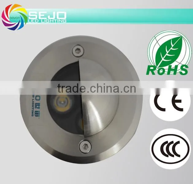 High power LED ground light 3W 304 stsinless steel IP68 for outdoor CE