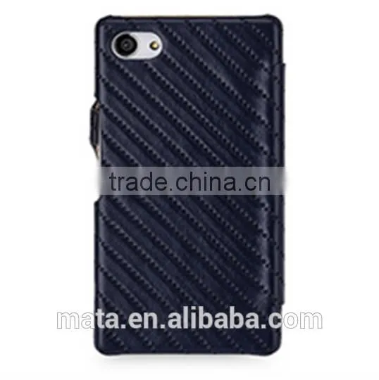 Genuine Cow Leather Case For Business Men For Sony Xperia Z5
