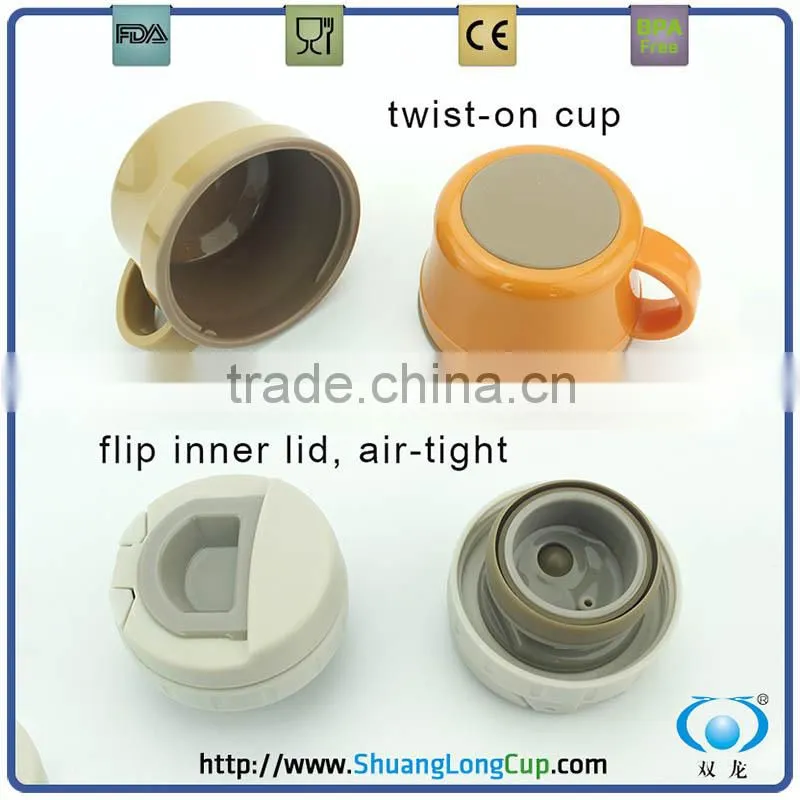 2 L Stainless Bottle Thermos Bottle with Twisted-on Cup