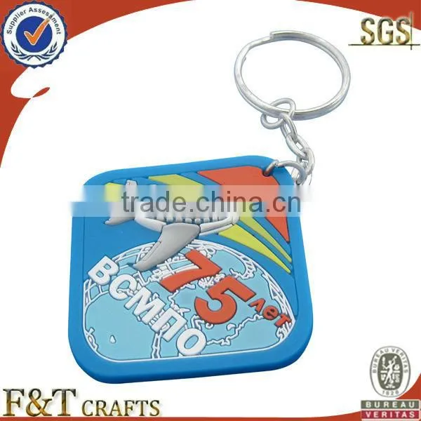 2014 custom soft pvc rubber keychain for promotions