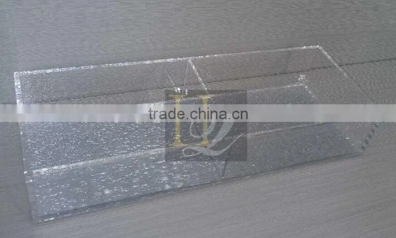 Acrylic tray with insert, acrylic tray acrylic bracelet jeweley display tray
