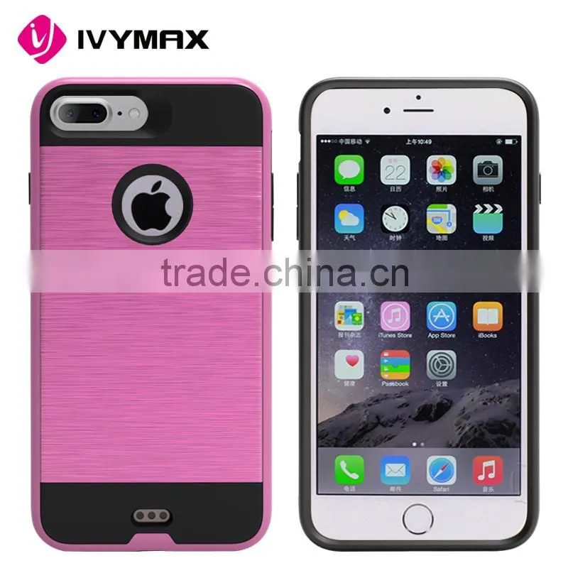 IVYMAX big dicount durable pc tpu material slim armor mobile phone case for apple compatible brand for iphone 7 plus