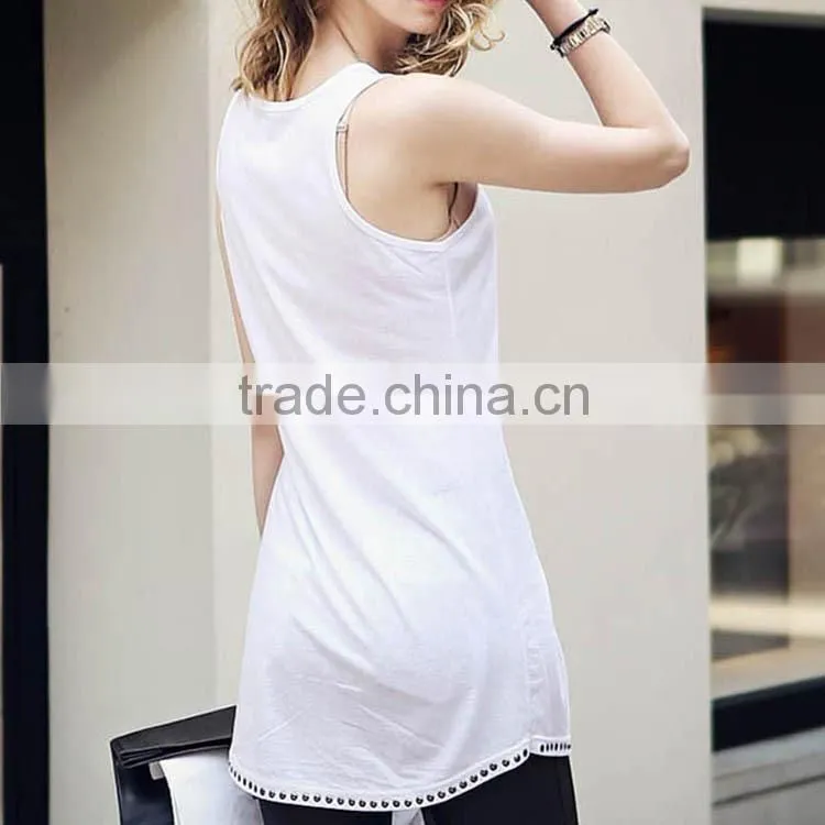 ladies quilted vest and long vest tops and women designer vest with low prices made in China