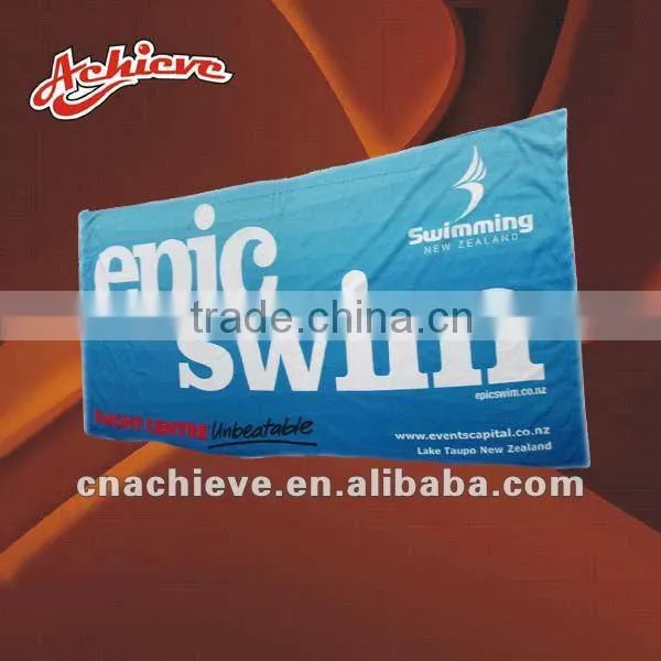 Custom design 100%polyester beach towel sublimation