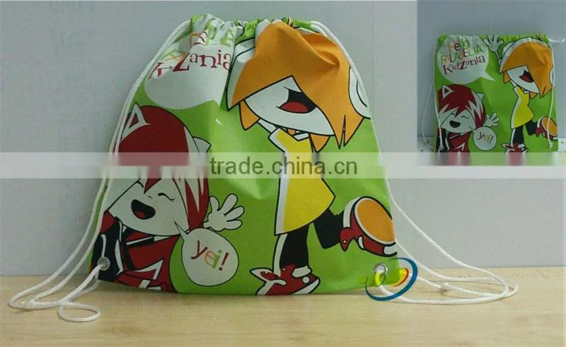 cheap wholesale promotional custom gym sack bag with logo