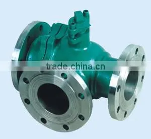 dn25 dn40 three way ball structure valve for oil and gas in Professional manufacturer