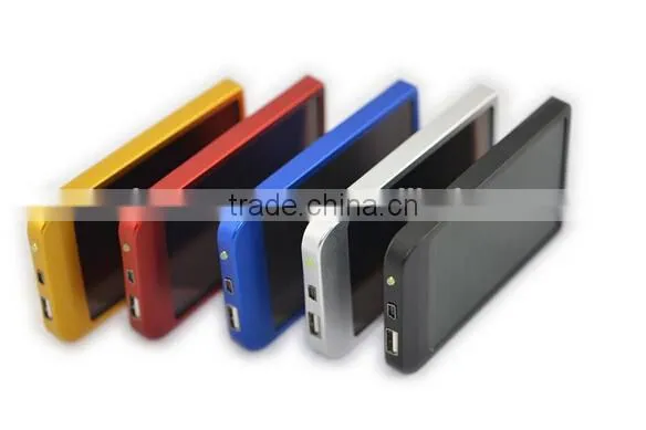 2600 mAH portable solar panel charger solar wireless mobile phone charger