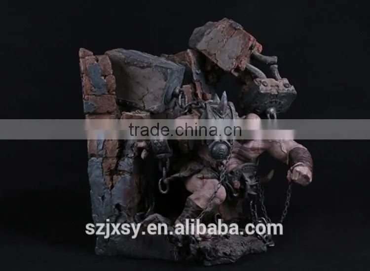 classical resin statue ancient soldier prototype