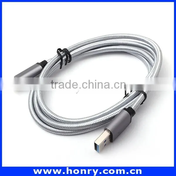 OEM/ODM nylon braided type c 3.1 usb date charger and sync cable
