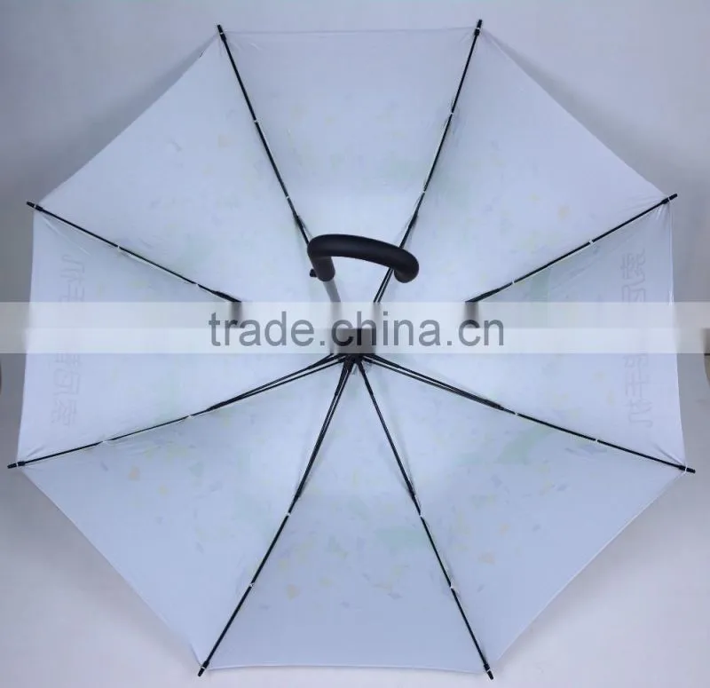 Best quality strong windproof advertising printing straight umbrella