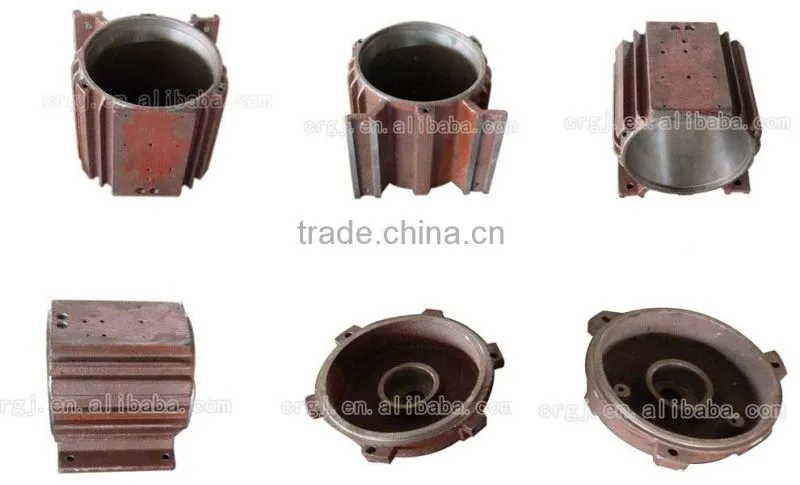 iron shell electric motor end housing