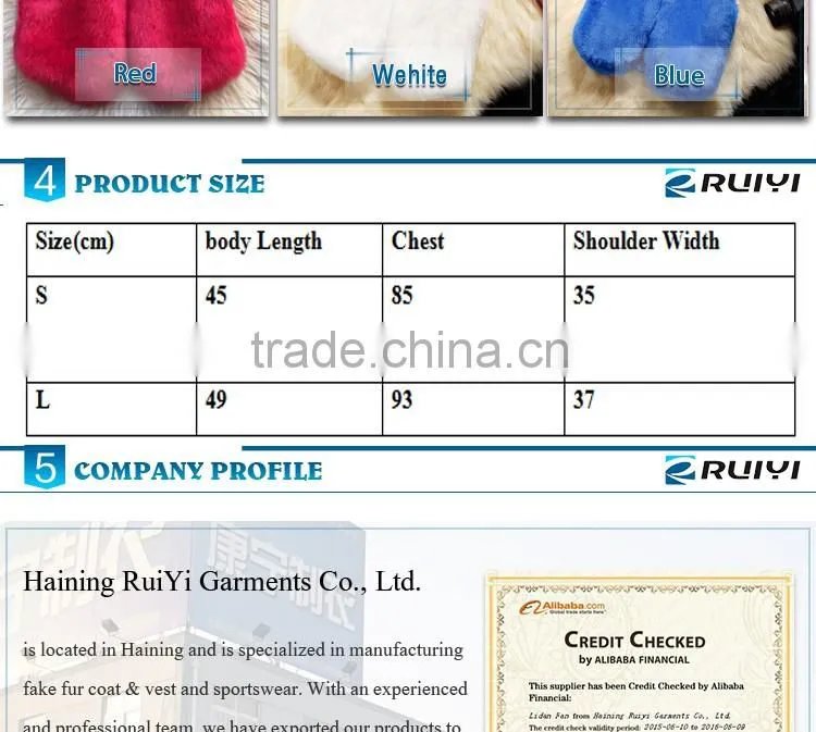 2016 European fashion women's clothing winter rabbit fur short waistcoat sleeveless synthetic fur gilet