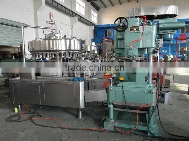 OK-020 Carbonated beverage Metal and PET can filling machine