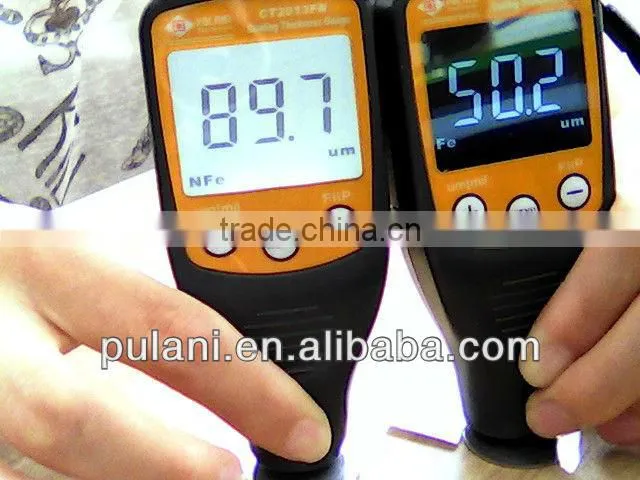 Digital auto switch car paint coating thickness measuring gauge meter tester instruments for all metal substrate